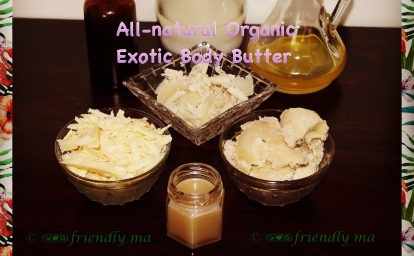 DIY all-natural super-moisturising exotic body butter / lotion bars