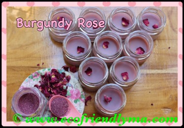 DIY Burgundy Rose 🌹 all-natural lip balm 